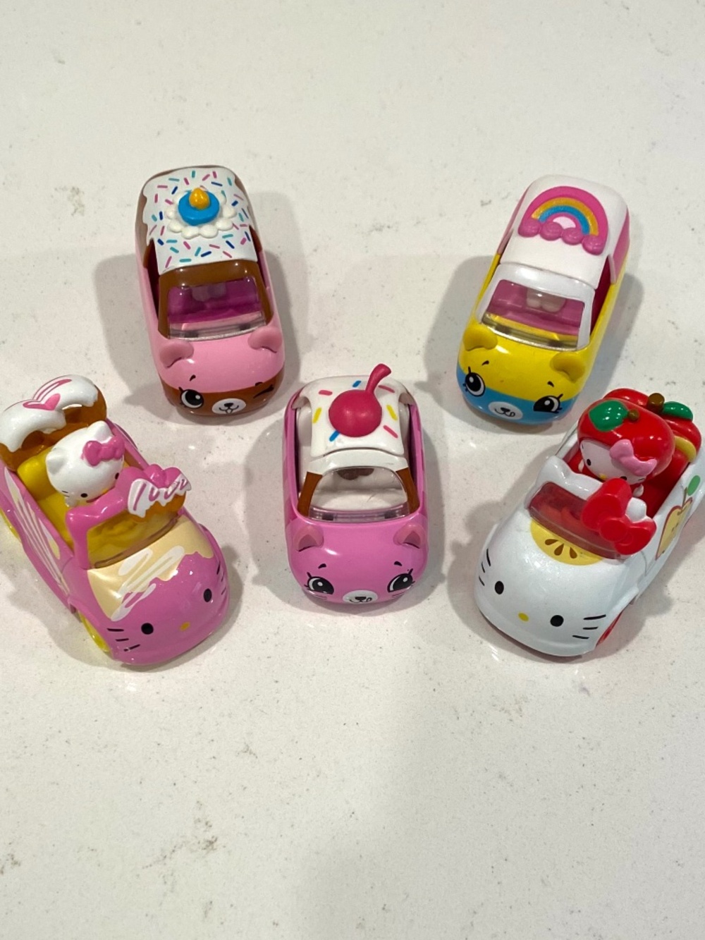Shopkins Cutie Cars, 5 Total, Includes 2 Hello Kitty!